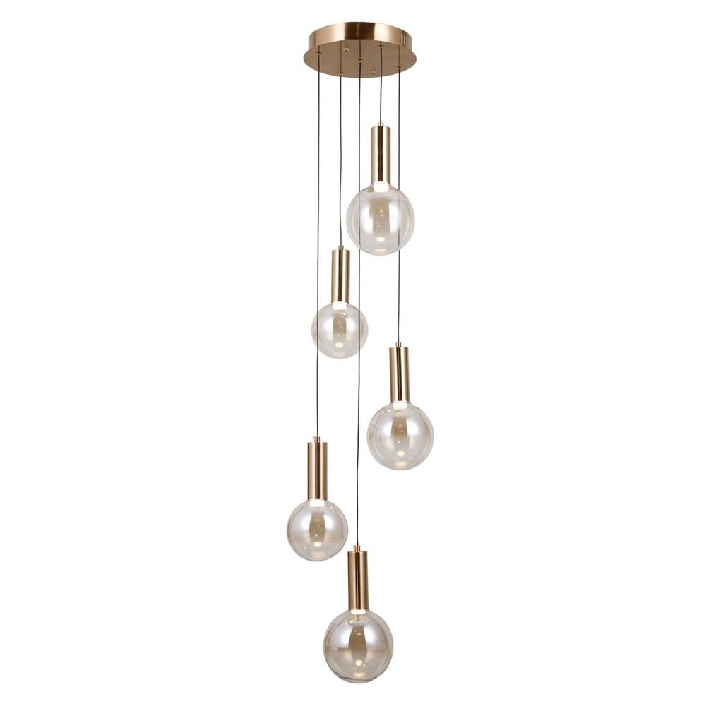 Lampa wisząca LED 25W STRELA PND-34378-5S-HBR Italux