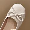 Round Toe Casual Woman Shoe Autumn Loafers Fur Shallow Mouth Boat New Fall Moccasin Flock Buckle Strap Leisure Rubber Solid Mary