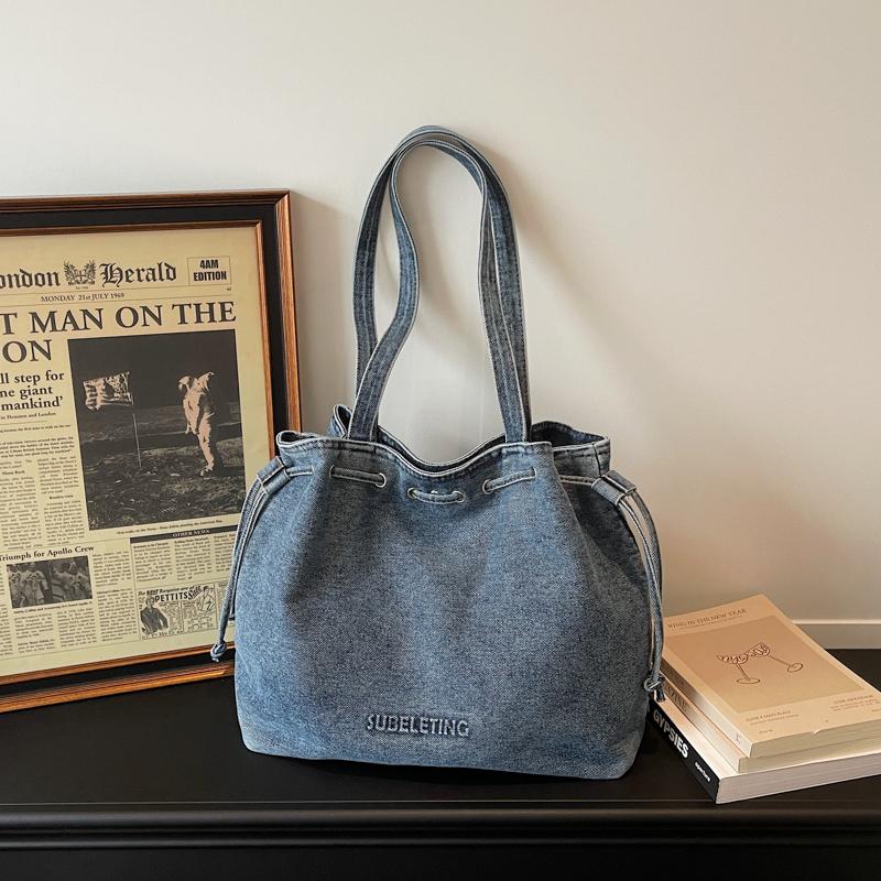 Denim Bag Women Commuter Tote Bag