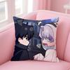 Federa Cuscino Anime Giapponese Romantico BL Virtual Strangers Tessuto Morbido Amico della Pelle Cerniera a Scomparsa