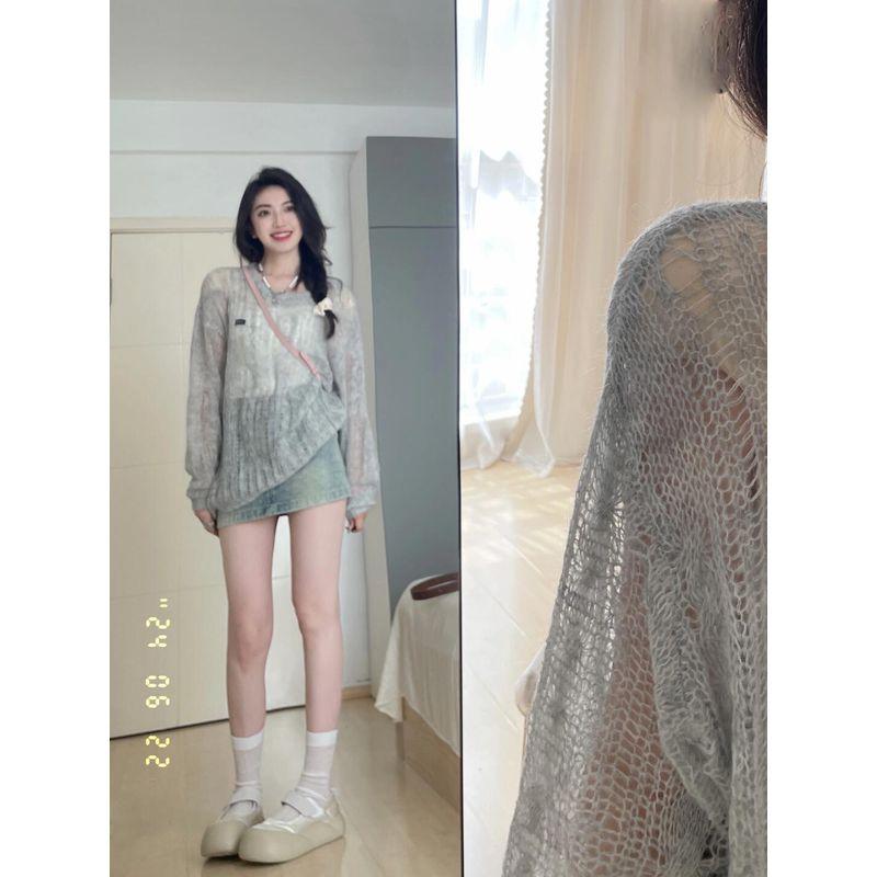 

Ленивый Классический Стильный Слинг Верхняя одежда Трикотаж Gray S