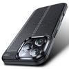 For iPhone 16 Pro Case Litchi Texture Shockproof TPU Phone Cover