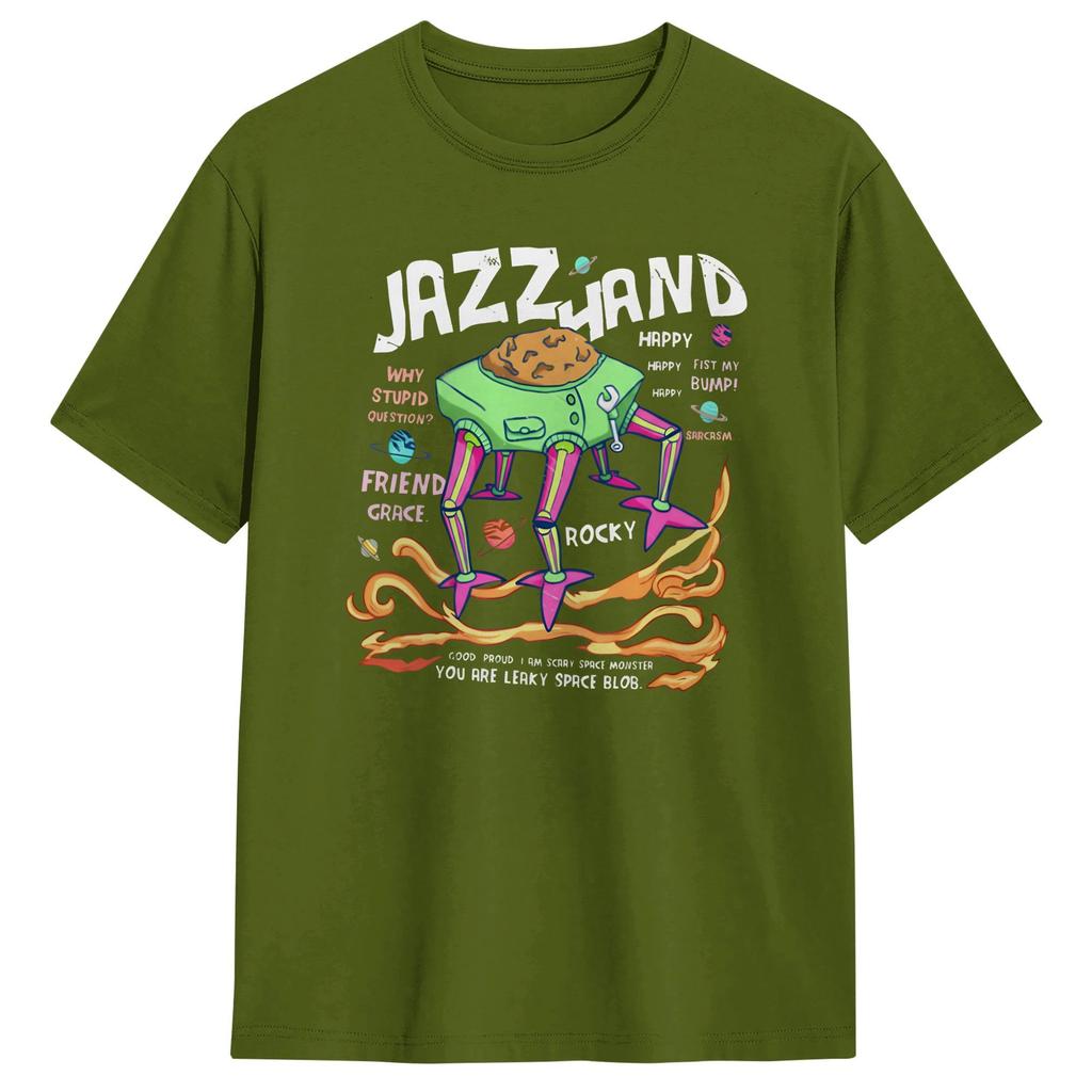 Project Hail Mary Movie Jazz Hand T Shirt Summer Popular TShirts Unisex Cotton O Neck 4XL 5XL 6XL Tees ShortSleeved Y2K Tshirt