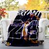 Great Basketball Player Flannel Blanket Soft All-Season Throw, Design for Camping, Car Travel, Hiking Sofa, Bed, Office Perfect Gift for Parties