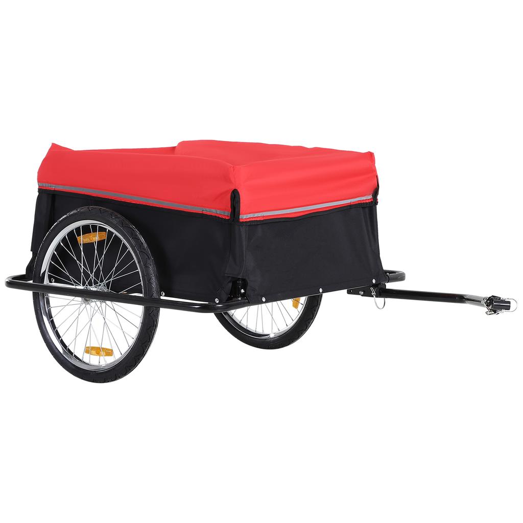 Fahrradanhänger Faltbarer Lastenanhänger mit Kupplung, Transportkarre bis 40 kg Tragfähigkeit