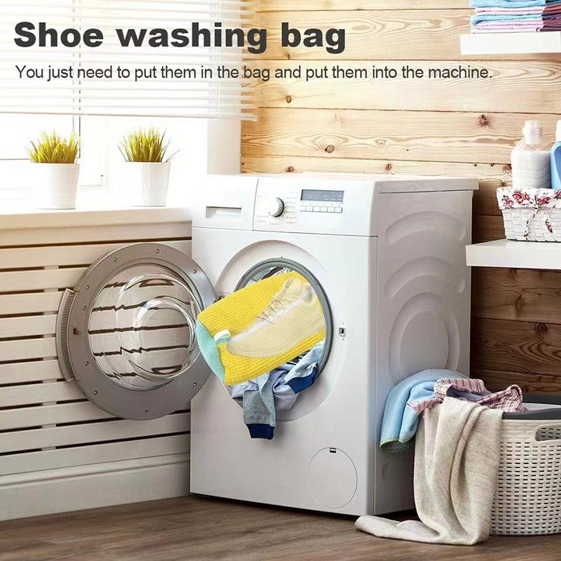 1/2/4PCS Laundry Bag for Shoes Reusable Durable Bag Washing Machine Shoes Sneaker Washing Net Shoes Laundry Bag XYD02