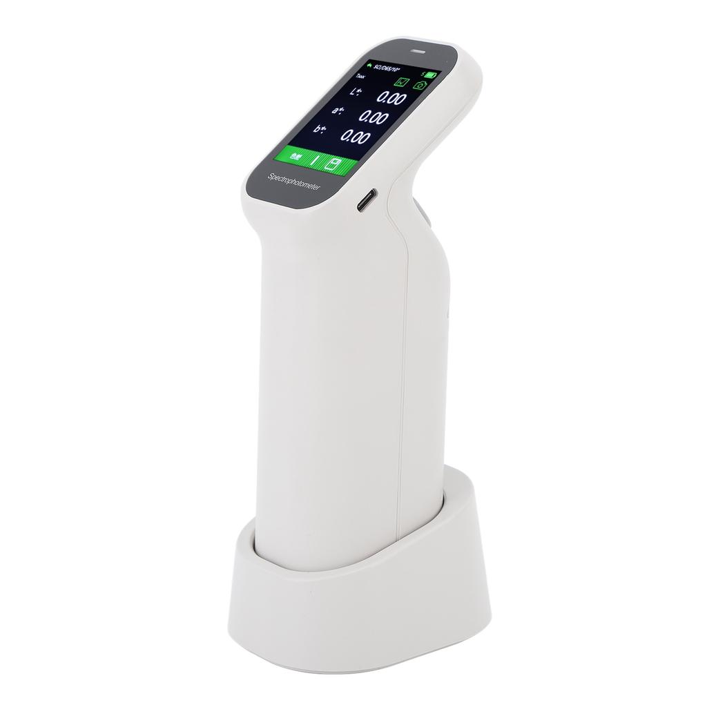 Touch Screen Colorimeter 6mm Color Difference Tester Portable Color Analyzer Meter Built in Battery