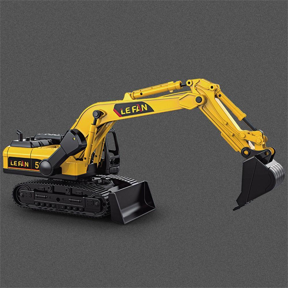 Drill Excavator Engineering Models Cars Model Toys Inertial Truck Toy  Children Gift