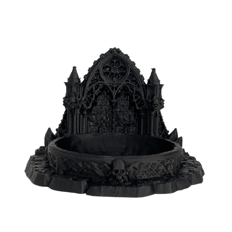

Gothic Castles Tray Jewelry Tray Trinket Dish Rings Holder Bowl Bracelets Necklace Organizers Decorative Display Plate чёрный