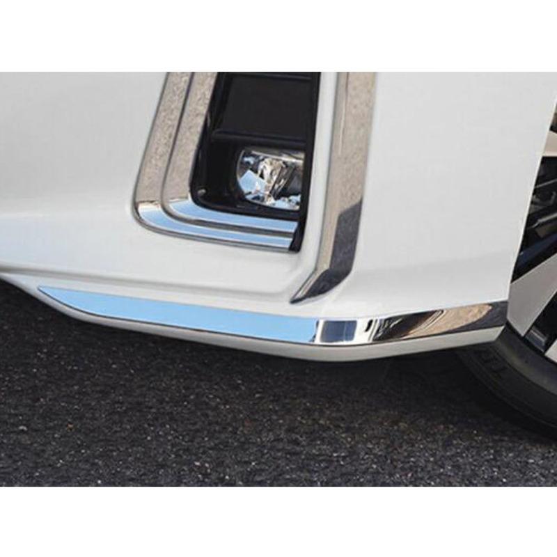 Car Front Rear Bumper Corner Trim For Toyota Alphard Vellfire 2016 2017 2018   Decoration Eyebrow Exterior Accessories