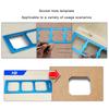 High Accuracy 86 Box Wall Outlet Template Strong Metal Construction Simplifies Electrical Fixture Installation for Home