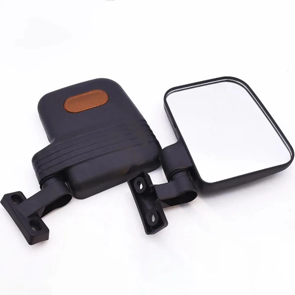 2pcs Universal Left & Right Electric Tricycle Mirror 360° Rotated Closed Ebike Side Mirror High Definition Tricycle Side Mirror