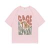 Limited Cage The Elephant Pritn Tshirt Short Sleeve Men Women Fashion Casual Oversized T-shirts Tops Men's Hip Hop Streetwear