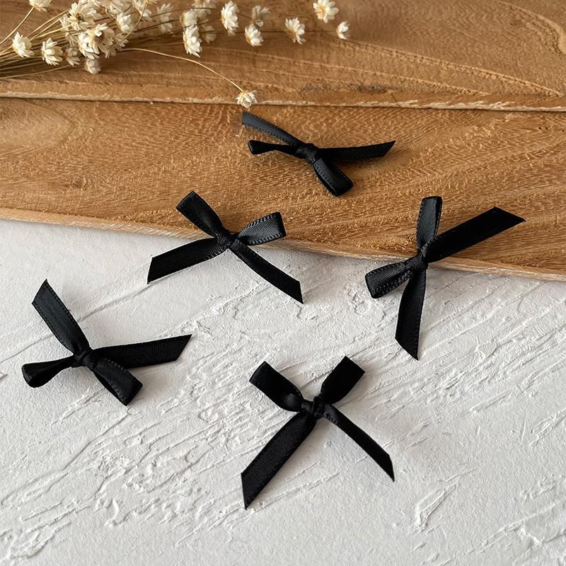 2.5cm Wide Handmade Ribbon Bow Knot for DIY Clothing & Hair Accessories, Card Holders, and Decorations