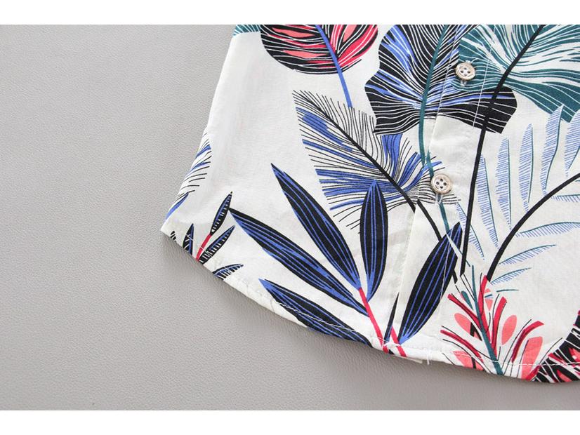 Southeast Asian Style Summer Boys' Short-Sleeved Suit (Ages 0-4)