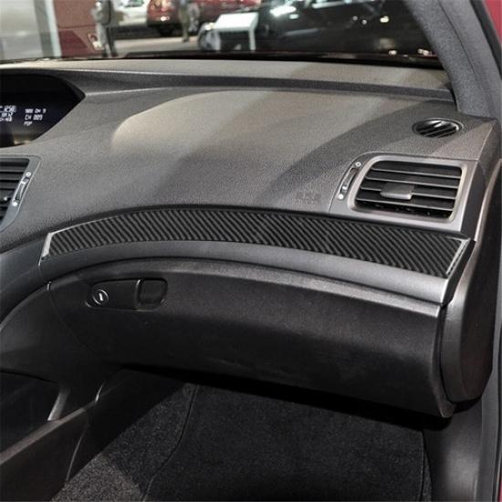 Carbon Fiber Interior Passenger Side Dashboard Cover Trim For Acura TSX 2009-14