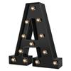LED Black Letter Light 26 English Night Light Large Luminous Alphabet Lights Wedding Modeling Lamp For Party Birthday Home Bar