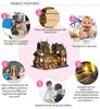 DIY Miniature Dollhouse, 3D Miniature Holo-Magic Castle, Magnificent, Luxurious Handmade Craft Kit for Adults (ES012-A)