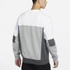 Nike Felpa Sportiva con Pannelli Girocollo in Pile Uomo Top Bianco CZ9967-100