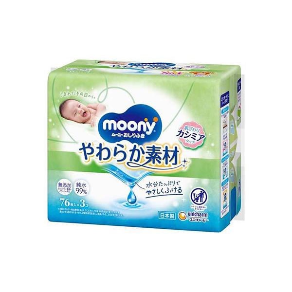 

Unicharm Muni М який матеріал Серветки для попи, змінний блок (76 аркушів x 3)