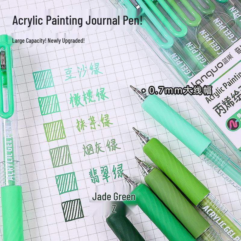 Sweetheart Pink Acrylic Planner & Drawing Pen for Students - High Color Neutral Pen