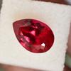Natural Red Ruby Loose Gemstone 10 Ct Pear Cut for Baby Shower for Jewelry Making and Crafts