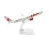 1/400 16cm Avion Miniature Métal Échelle Lion Air B737 Alliage Moulé Sous Pression Modèle d'Avion avec Support pour Souvenir Cadeau d'Aviation ou Décoration