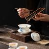 Chen Jianrui Hand-Painted Ceramic Gaiwan Tea Set
