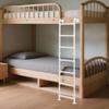 190cm White/Black 7-Step Ladder,Bunk Carbon Steel Bed Ladder Wall-mounted for A Variety of Settings