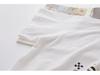 Sweet Junior High Summer Polo Shirt & High-Waist Skirt Set