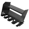 Power Tool Organizer 4 Slots Iron Structure Multifunctional Compact Drill Holder Wall Mount for Workshop Warehouse Black