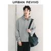 UR Men's Casual Loose Drawstring Hooded Sweatshirt