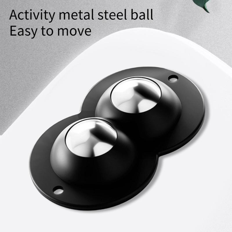 Heavy Load Furniture Movers with Double Bearings Not Drilling Required Multipurpose Furniture Casters Wheel for House