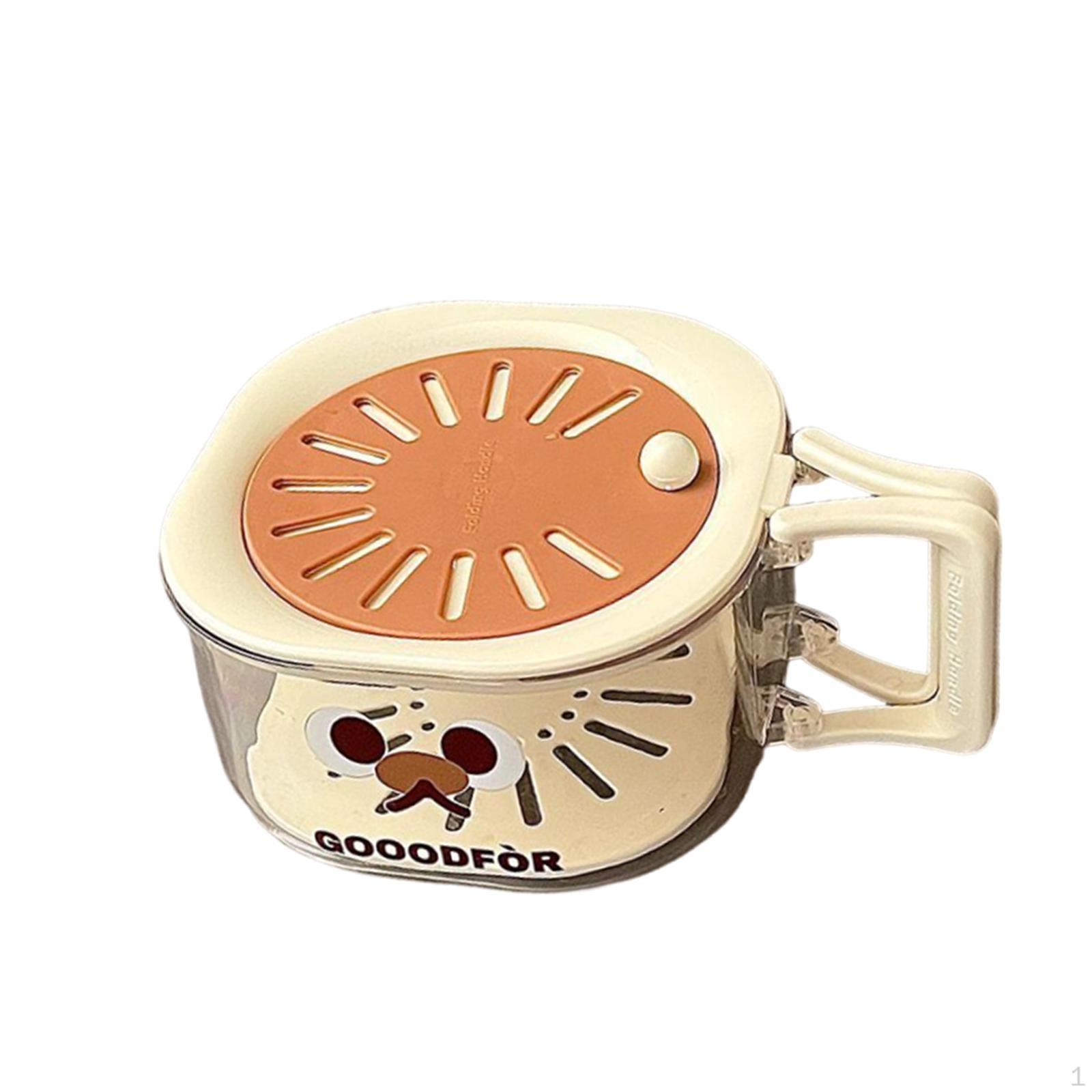 

Fruit Washing Bowl with Strainer 2 in 1 Versatile Decorative Organizer Foldable Handle Drain Basket кавовий