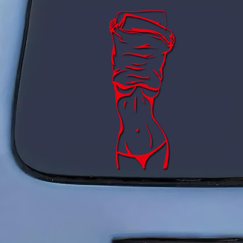 Sexy Lady Posing Decals & Bumper Creative&funny Stickers for Cartoon Fans&lover,high Quality for Car Trucks Motorcycles & Laptop