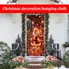 Christmas Fluorescent Door Frame, Door Cover Background, Holiday Party Decoration, Christmas Decoration Hanging Cloth