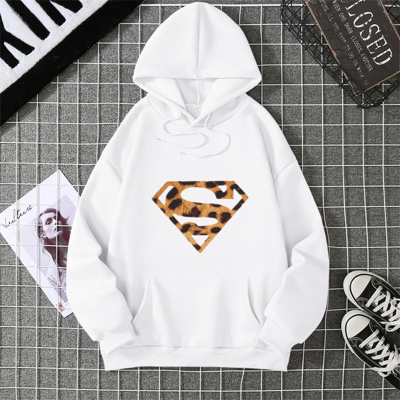 Women Hoodie Fashion Inscription Print 90s Hoodie Harajuku Graphic Hoodie Long Sleeve Ladies Hooded Sweatshirt