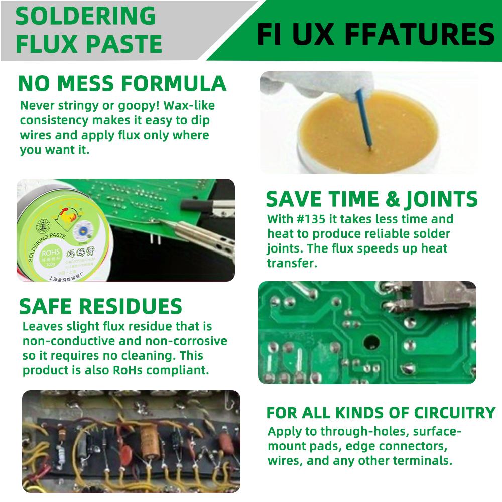 1/3 st Miljövänlig Lödpasta Assisterande Lödkolvsolja För Trådfogning Tillverkare Levererad I Miljösäker Låda