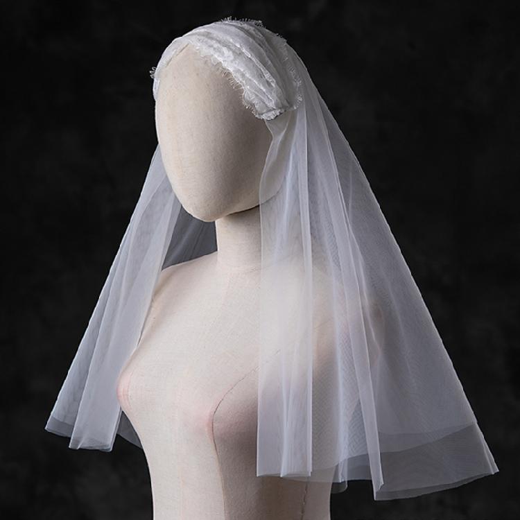 Lace Veil Spanish Head Covering for Catholic Chapel Bridal Wedding Party Veil
