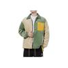 PUMA Corduroy Panel Color Block Woven Sports Jacket Men Jacket Green 534752-67