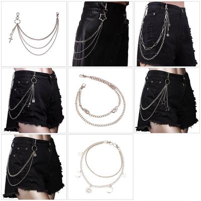 Adjustable Multi Layer Metal Pants Chain Belt Accessory For Women Men Fashionable Stylish Design Lightweight