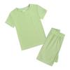 1-13 Years Kids Ribbed Structure T-shirt and Shorts Set Casual Loungewear