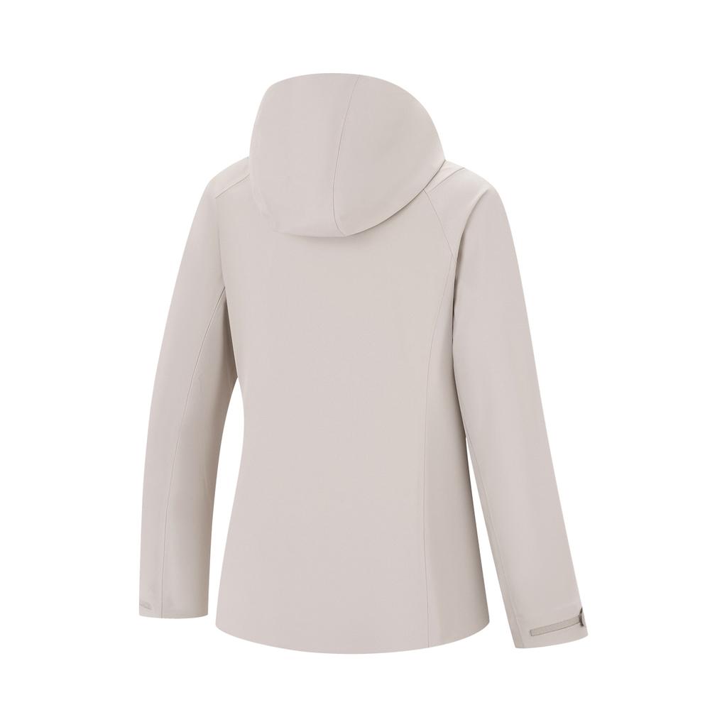 Li-Ning Glory Gold Standard Series Hooded Soft Zipper Casual Simple Solid Color Versatile Sports Windbreaker Women outerwear AFDWE24-3