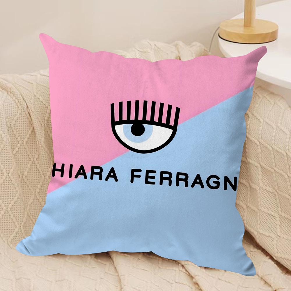 

CChiara FFerragni Cushion Cover Pillowcase Ultra Soft Skin Friendly Fabric Cloud Like Comfort Concealed Zipper 30x30cm