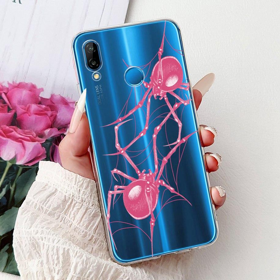 For Cover Huawei P20 Lite Phone Case ANE-LX1 ANE-LX2 ANE-LX3 Transparent Funda Cool Cartoon Cover On Huawei P20Lite Nova 3e Capa