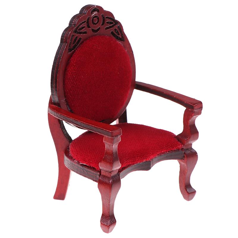 Dollhouse Miniature Furniture Desk Chair Bed Arched Door Model Diy Simulation Mini Park Bench Accessories Scene Toys