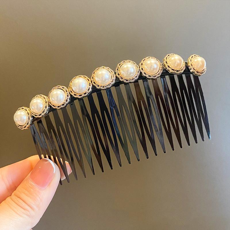 Hair Comb Clip Women Hair Accessories Bangs Hair Clip Back Head Headdress Non-slip Broken Hair Finishing Tools Hair Clip Hairpin