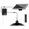 Solar-Powered LED Pendant Light for Indoor/Outdoor Use in Gazebos and Gardens