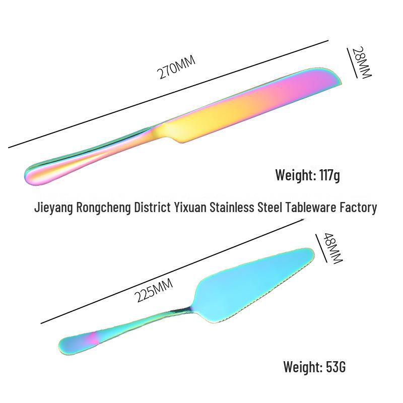 

Набор из ножа и лопатки для торта из нержавеющей стали для свадеб, банкетов и дней рождения