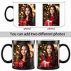 Personalisierte Keramik-Kaffeetasse mit Farbwechsel und Fotos & Text Lustige Tassen Wasserbecher Frühstückstassen Personalisierte Geschenke Tee Bier